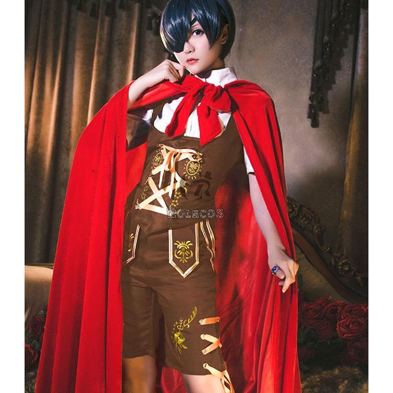 Black Butler Ciel Phantomhiv Little Red Riding Hood Cosplay Costume