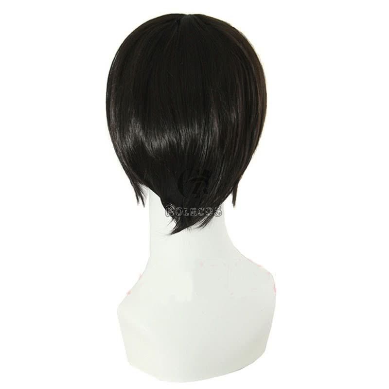 Black Butler Sebastian Michaelis Short Black Cosplay Wig 