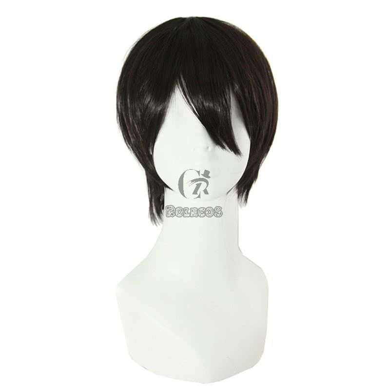 Black Butler Sebastian Michaelis Short Black Cosplay Wig 