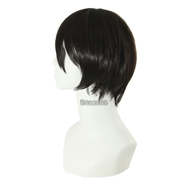 Black Butler Sebastian Michaelis Short Black Cosplay Wig 