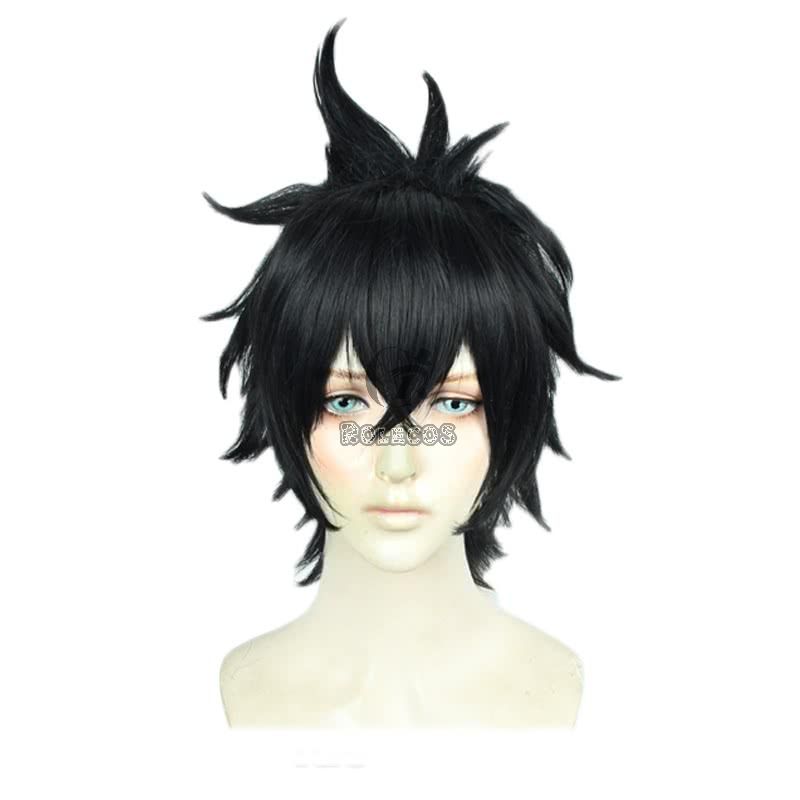 Black Clover Yuno Kurosurii Black Straight Cosplay Wigs