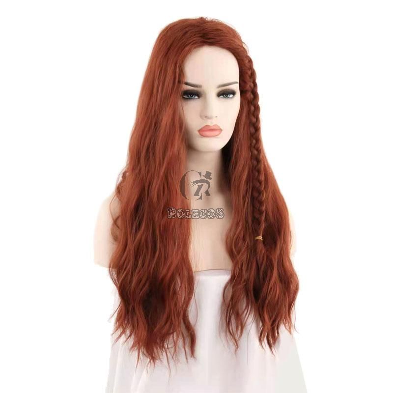 Black Widow Natasha Romanoff Zentai Orange Brown Cosplay Wigs