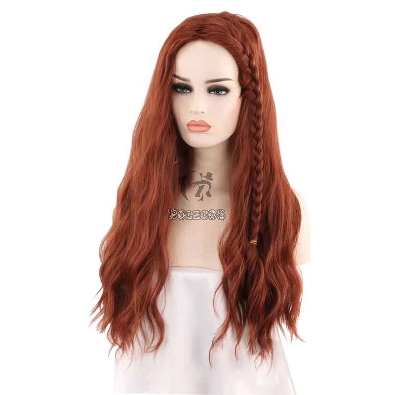 Black Widow Natasha Romanoff Zentai Orange Brown Cosplay Wigs