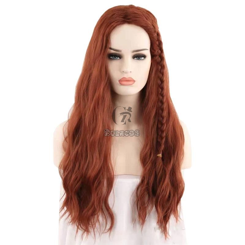 Black Widow Natasha Romanoff Zentai Orange Brown Cosplay Wigs