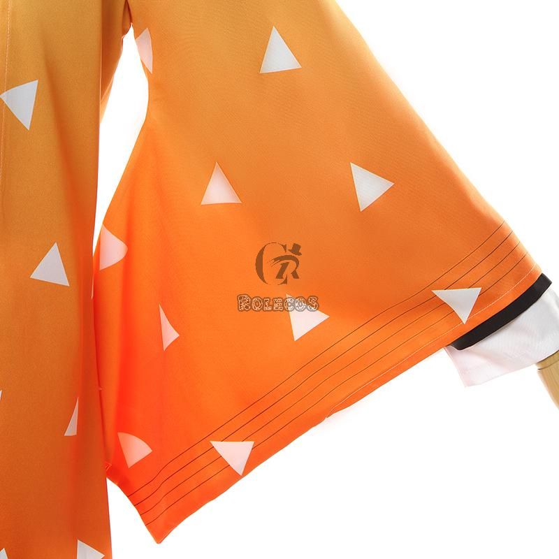 Blade of Demon  Kimetsu no Yaiba Zenitsu Agatsuma kimono Cosplay Costume