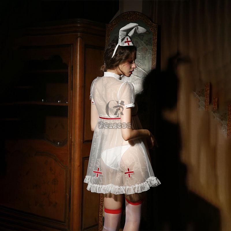 Bunny Girl Cute Lace Lingerie Nurse Uniform Sexy Pajamas Cosplay Costume