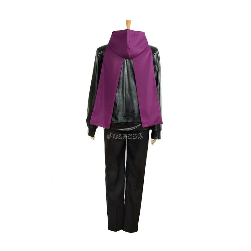 Tokyo Ghoul Kirishima Ayato Black PU Cosplay Costume Fancy Uniform