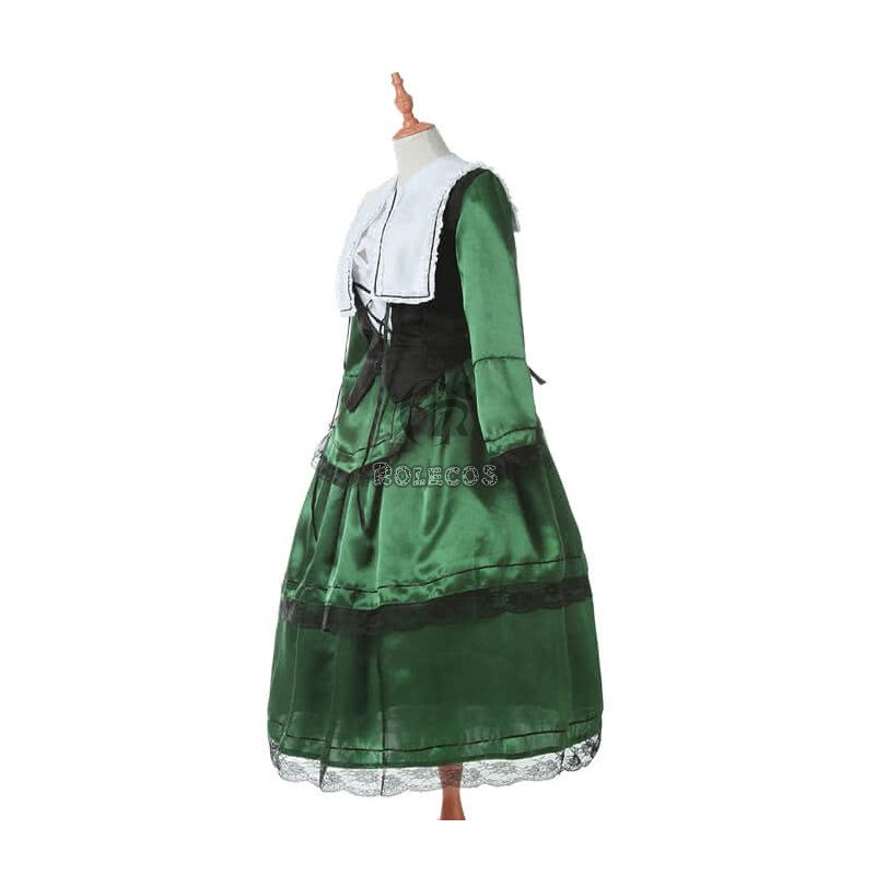 Rozen Maiden Suiseiseki Green Lolita Cosplay Costumes 