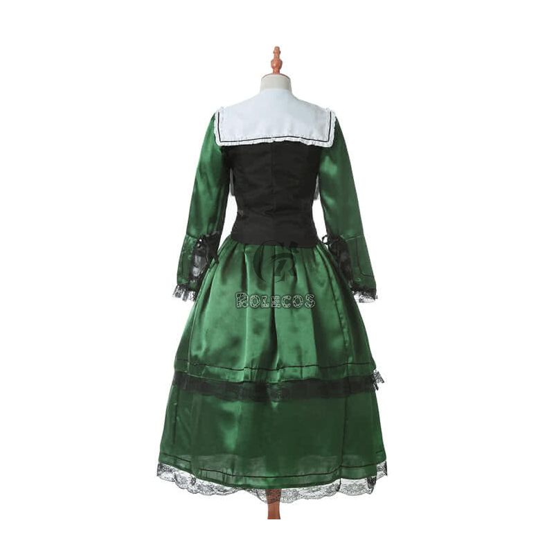 Rozen Maiden Suiseiseki Green Lolita Cosplay Costumes 