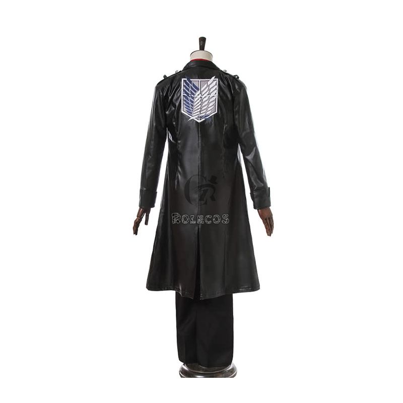 Attack On Titan Levi Black Cosplay Costumes