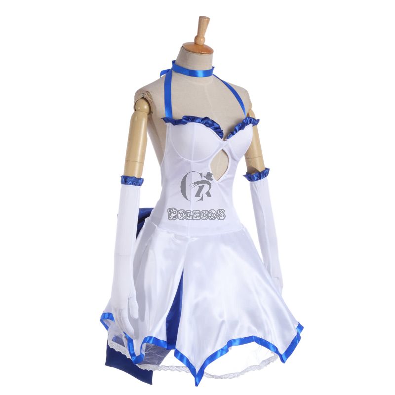 Fate/Zero Fate Stay Night Anime Saber Lily Cosplay Costumes