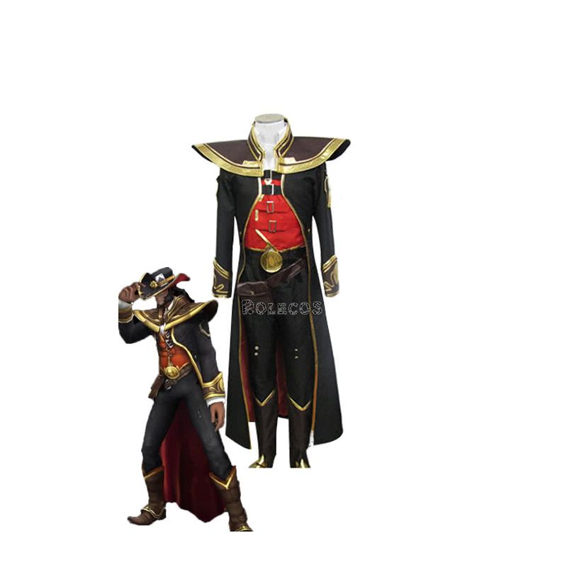 LOL Twisted Fate Quests Zingiber Cosplay Costume