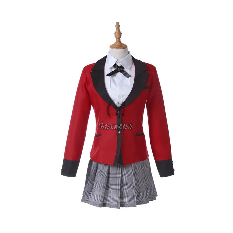 Kakegurui Yumeko Jabami Uniform Cosplay Costumes