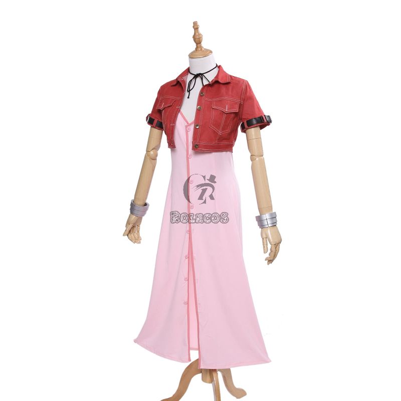 Final Fantasy VII 7 Aerith Cosplay Costumes