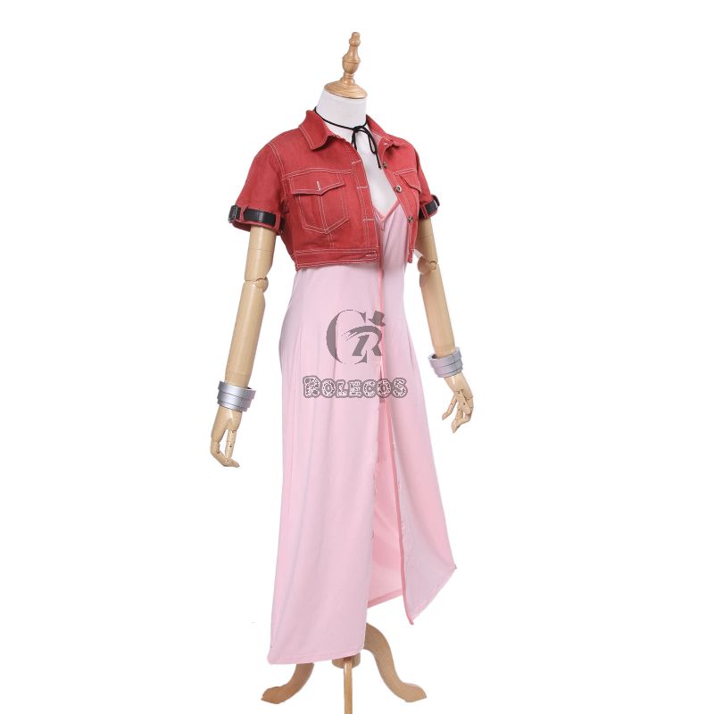 Final Fantasy VII 7 Aerith Cosplay Costumes