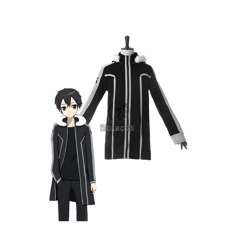 Sword Art Online Game Kirigaya Kazuto Coat Cosplay Costume