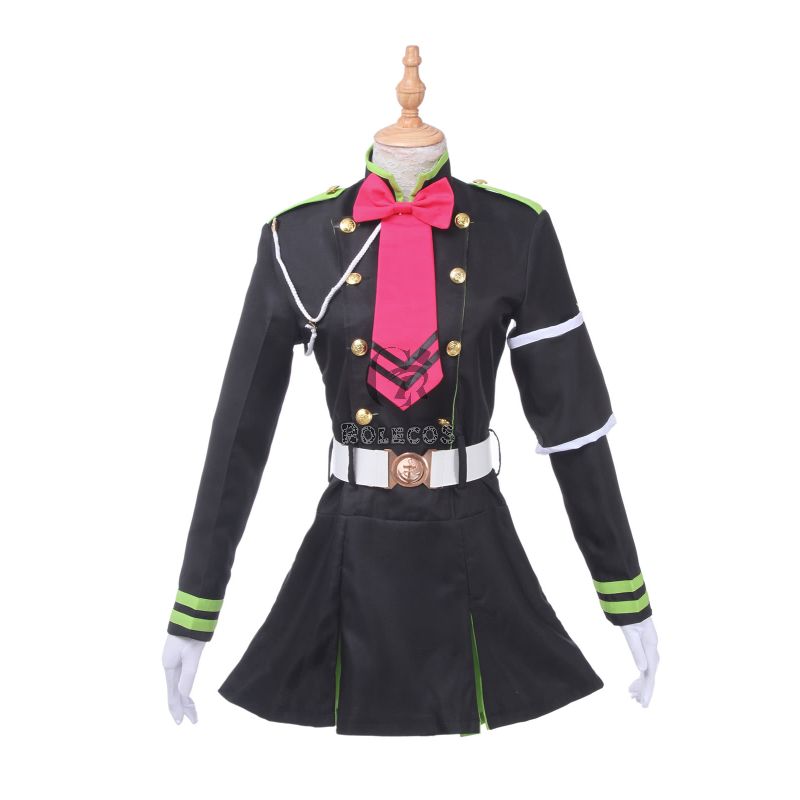 Seraph of the End Hiiragi Shinoa Cosplay Costumes