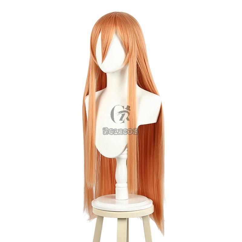 Chainsaw Man Power Orange Long Cosplay Wigs