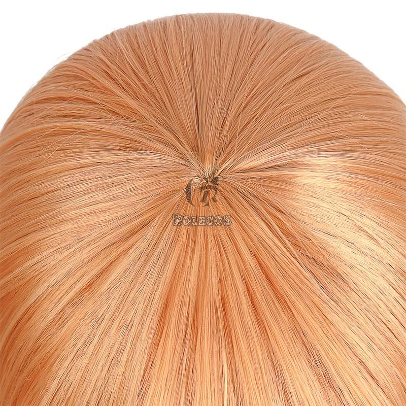 Chainsaw Man Power Orange Long Cosplay Wigs