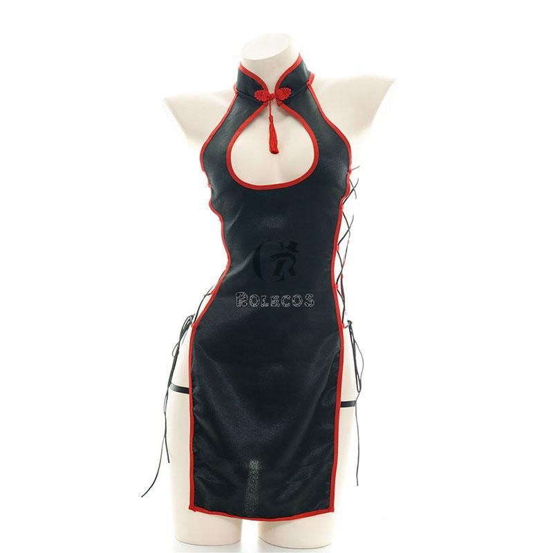 Cheongsam Straps sexy Lingerie Cosplay Costume