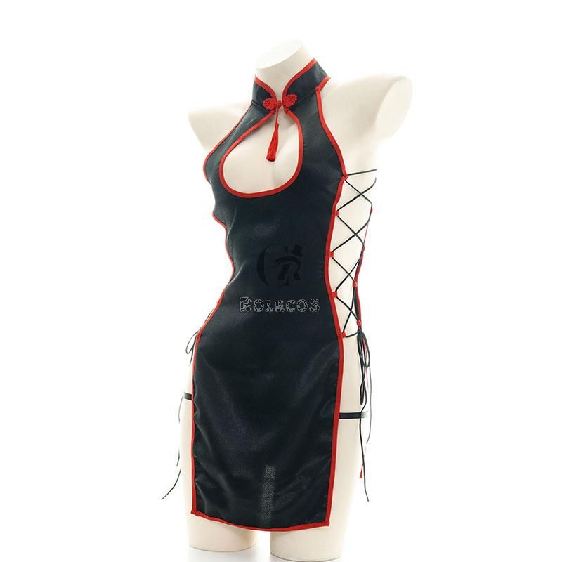 Cheongsam Straps sexy Lingerie Cosplay Costume