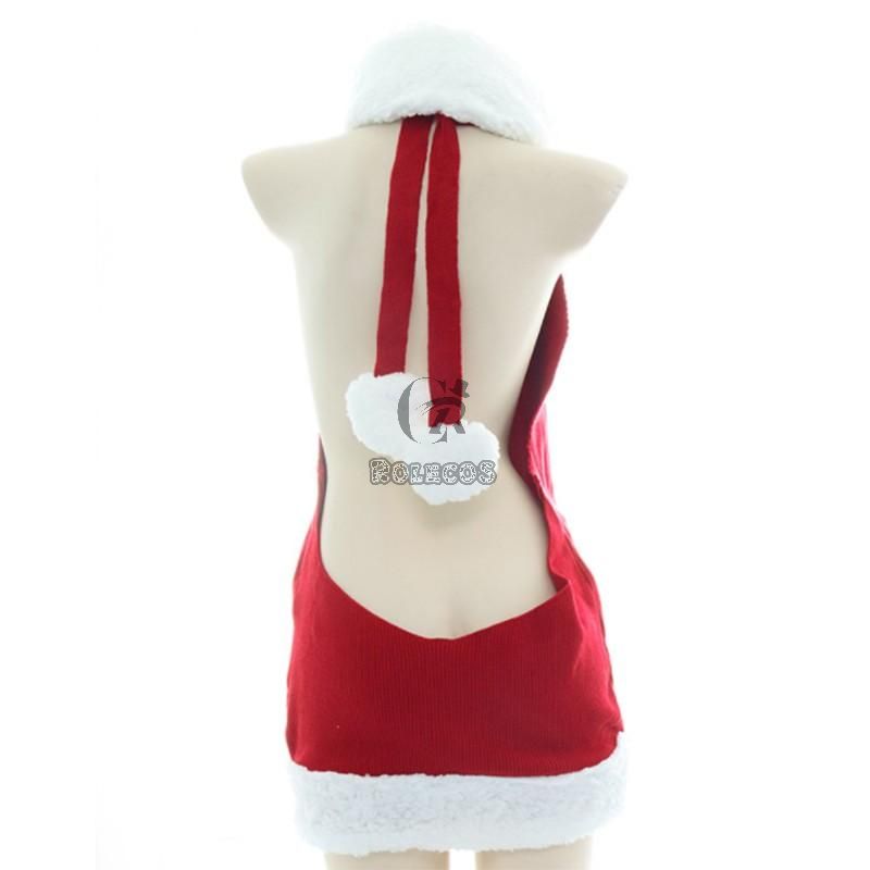Christmas Backless Sweater Cosplay Costume