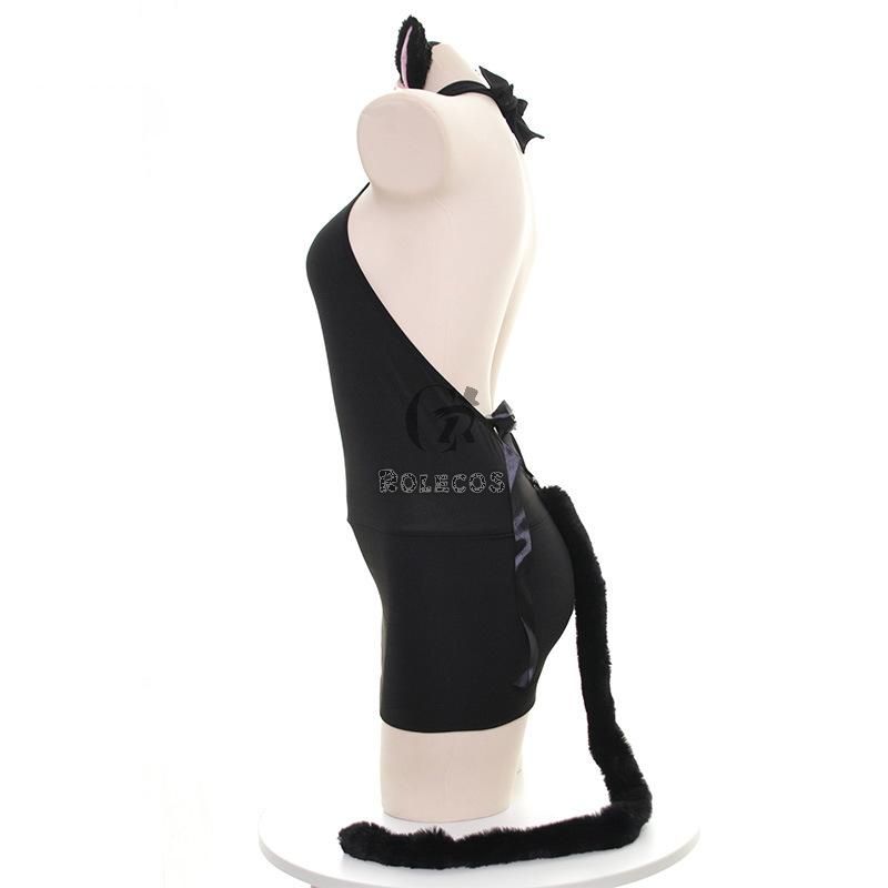 Cute Cat Hollow Pajamas 2 Colors Cosplay Costume