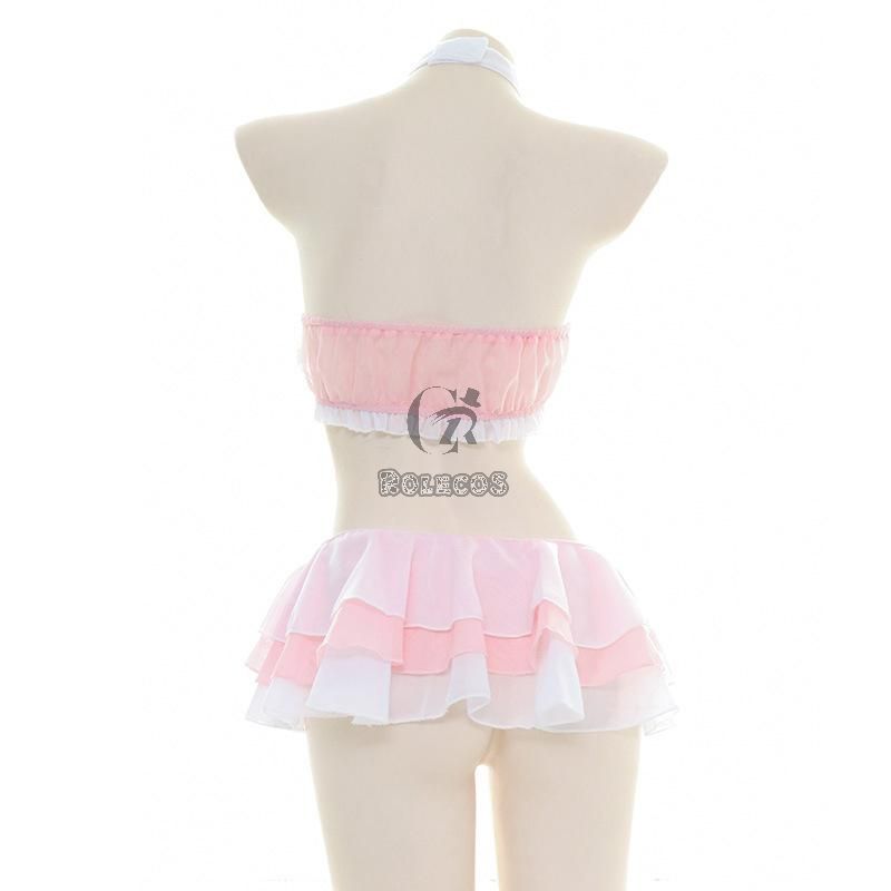 Sexy Backless Red Plush Cheongsam Cosplay Costume