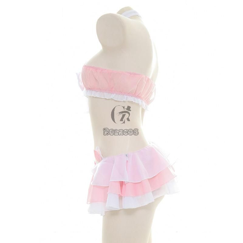 Sexy Backless Red Plush Cheongsam Cosplay Costume