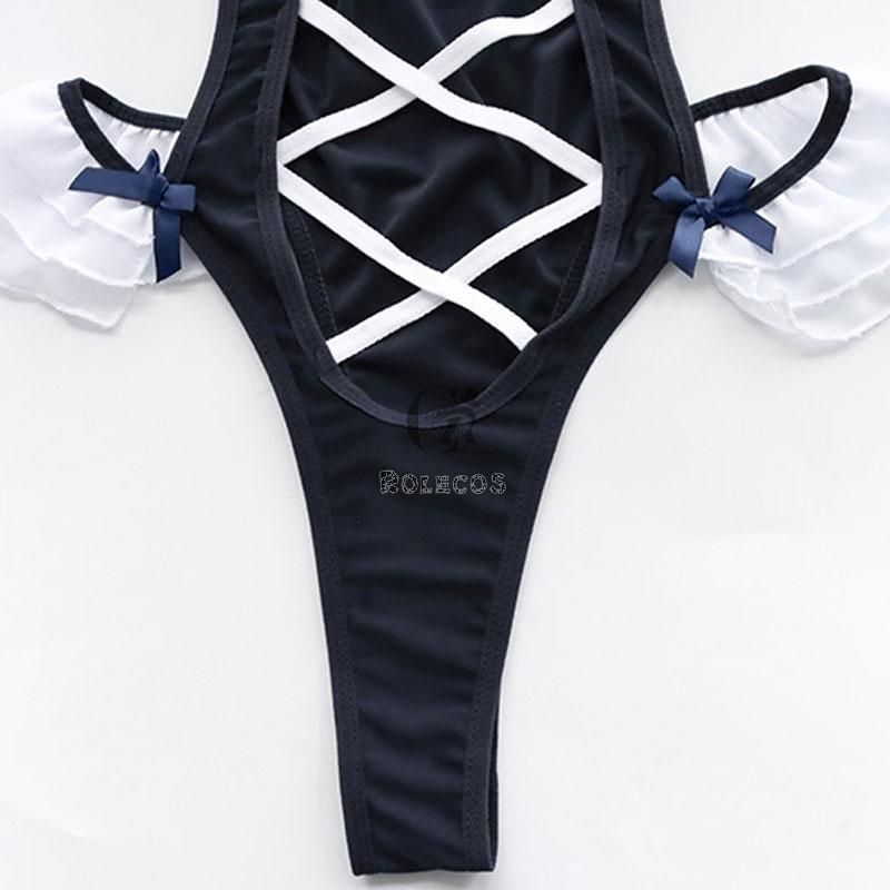 Cute Swimsuit Bodysuit Maid Cosplay Costume