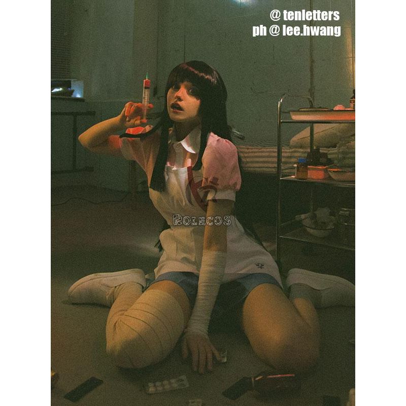 Danganronpa Trigger Happy Havoc  Mikan Tsumiki Cosplay Costume
