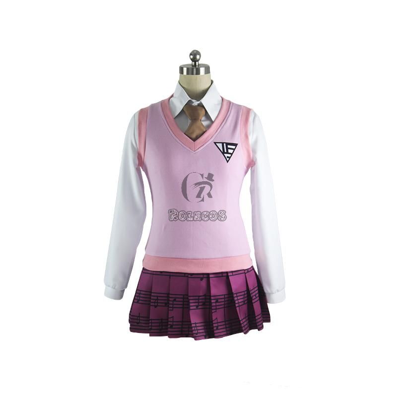 Danganronpa V3 Akamatsu kaede Uniform Cosplay Costume