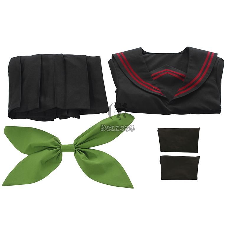 Demon Slayer Nezuko Kamado School Uniform Cosplay Costume