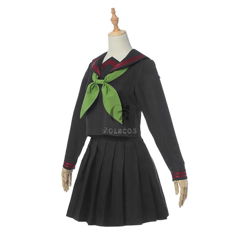 Demon Slayer Nezuko Kamado School Uniform Cosplay Costume