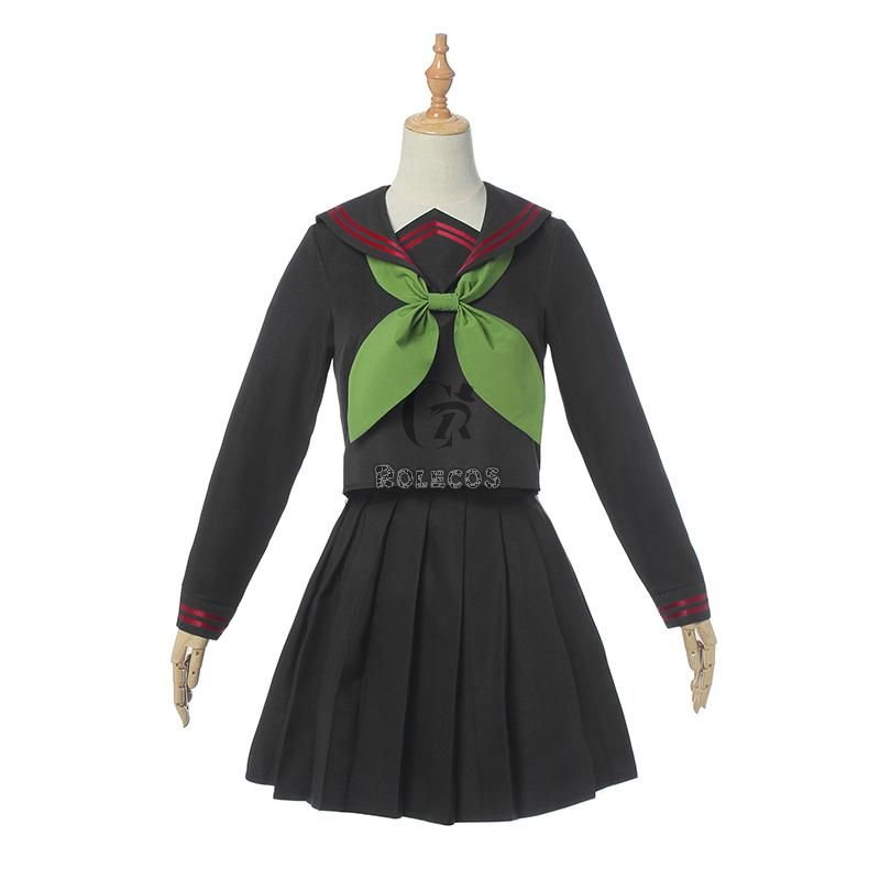 Demon Slayer Nezuko Kamado School Uniform Cosplay Costume