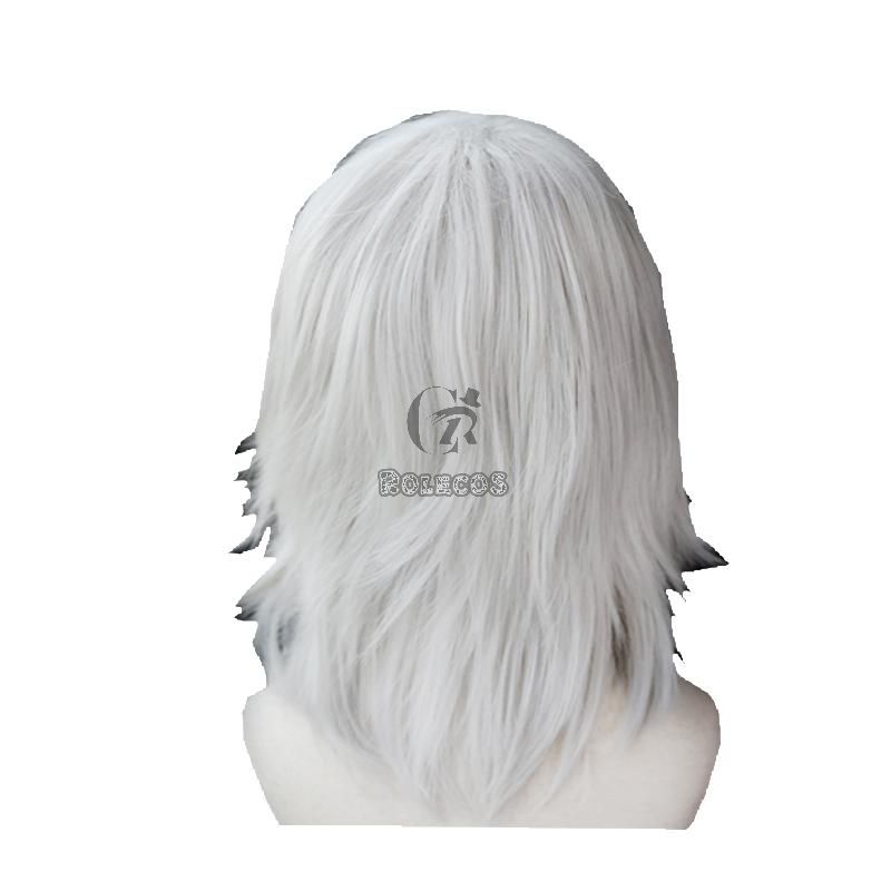 Demon Slayer Uzui Tengen 2 Style White Cosplay Wigs