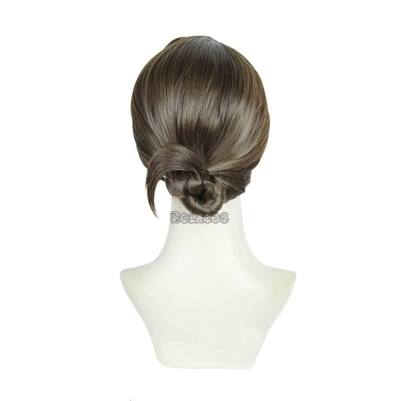 Detroit Become Human AX400 Kara Gold Brown Cosplay Wigs