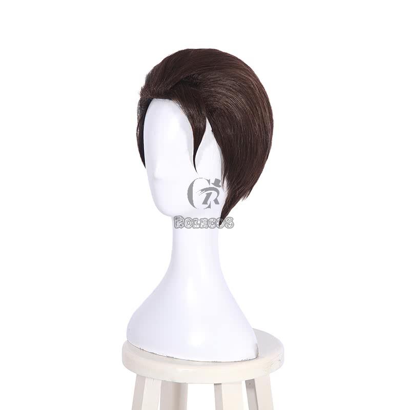 Detroit Become Human RK800 Connor Short Brown Cosplay Wigs