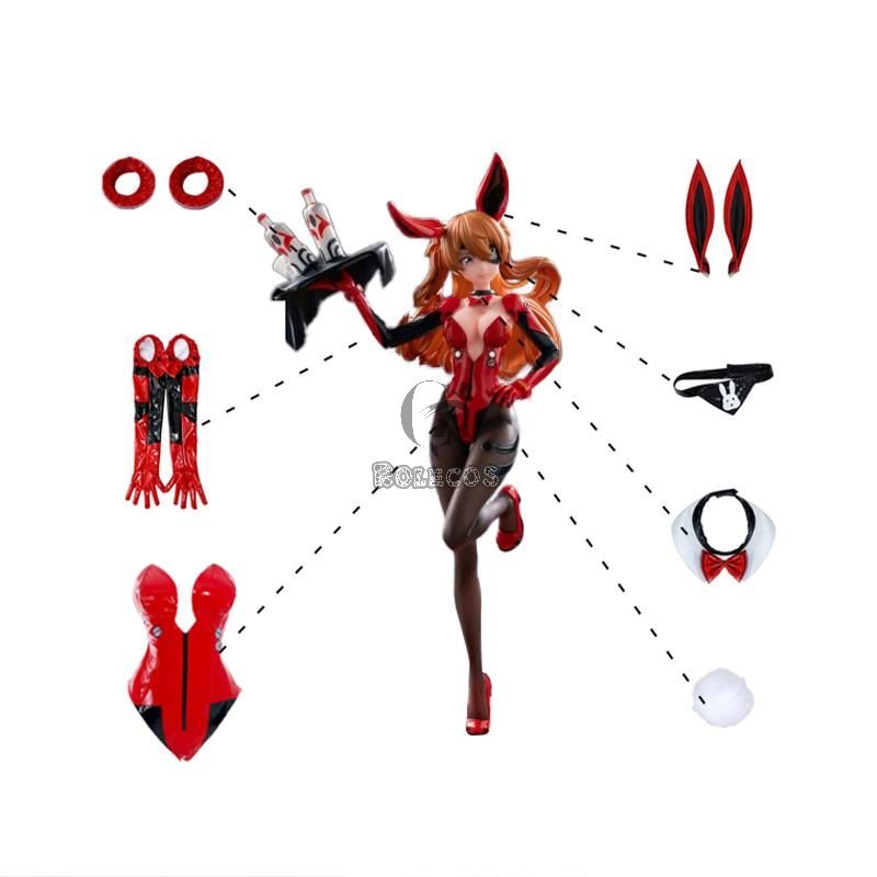 EVA asuka Fanart Bunny Girl Cosplay Costume