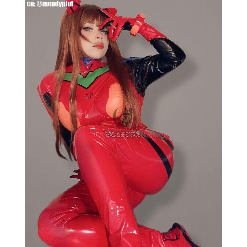 EVA Asuka Langley Combat Suit Cosplay Costume