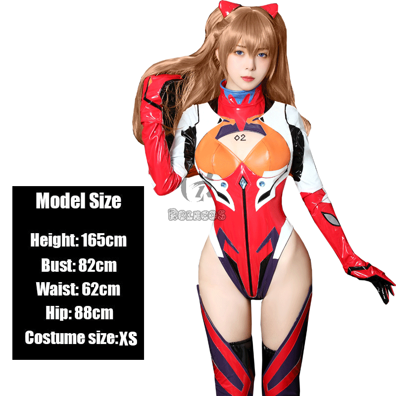 EVA  Asuka Langley Soryu Combat Suit Cosplay Costume