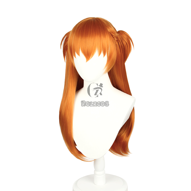 EVA Asuka Langley Soryu Orange Long Cosplay Wigs
