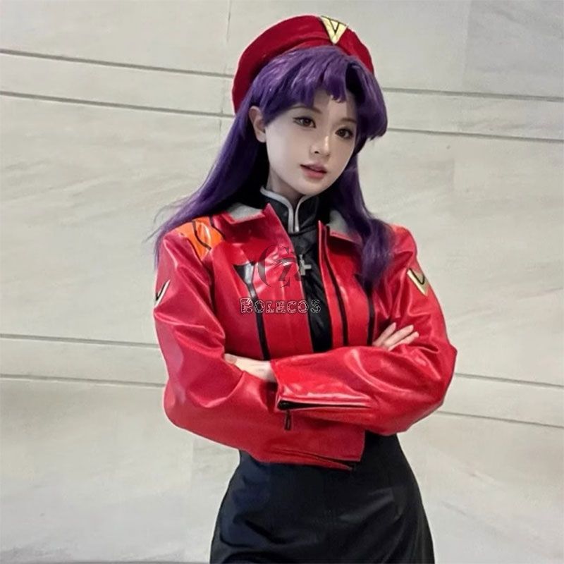 EVA Misato Katsuragi Uniform Cosplay Costume