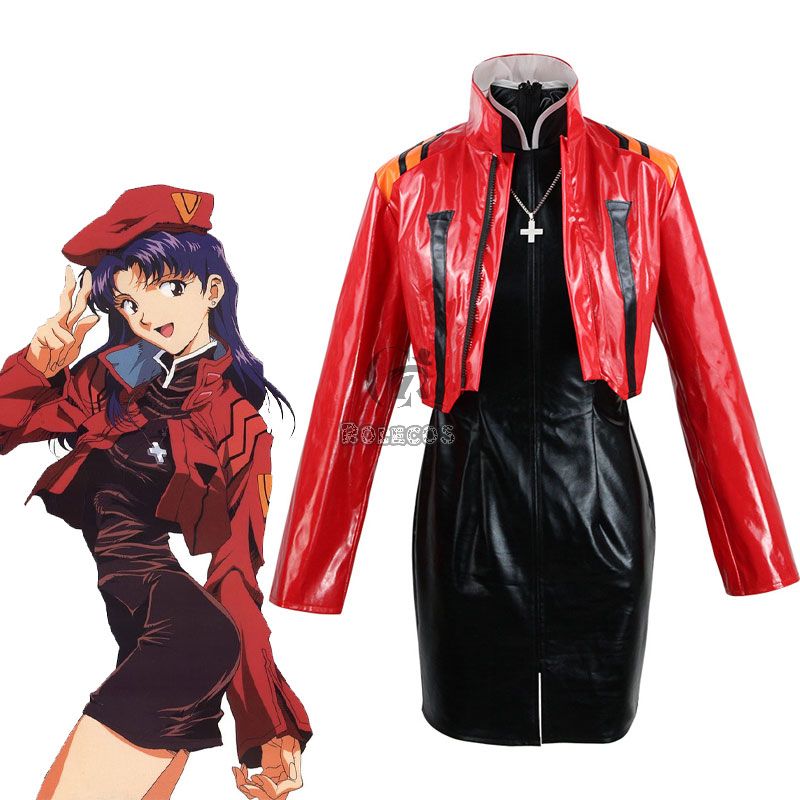 EVA Misato Katsuragi Uniform Cosplay Costume