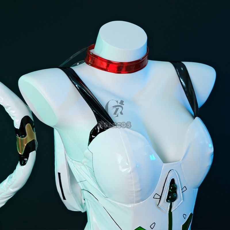 EVA Rei Cat White Cosplay Costume