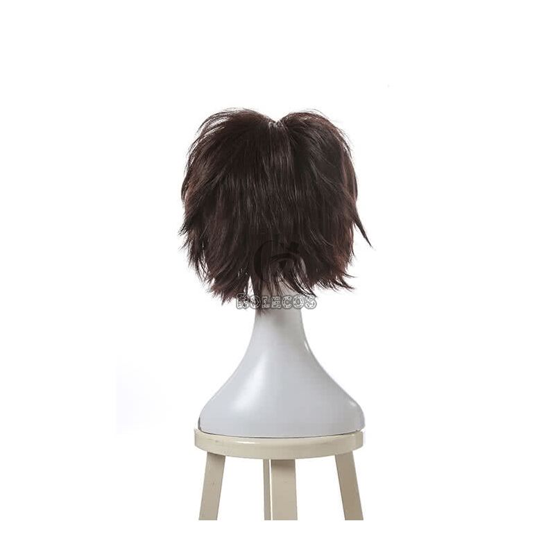 Fashion Black Short Synthetic Cosplay Man Wigs