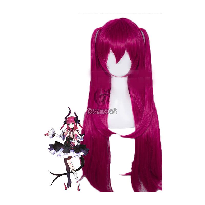 Fate/Grand Order Elizabeth Bathory Long Rose Red Cosplay Party Woman Wigs