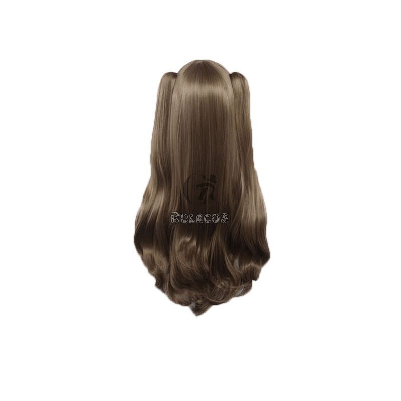 Fate Grand Order Tohsaka Rin  Brown Long Curly Game Cosplay Wigs
