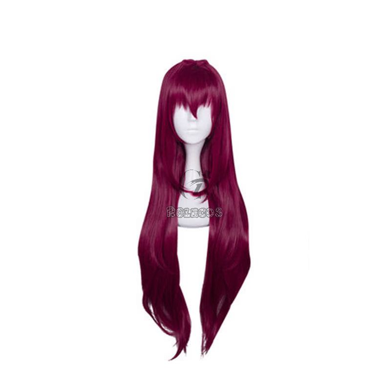 Fate/Grand Order Lancer Scáthach Long Purple Red Cosplay Party Woman Wigs