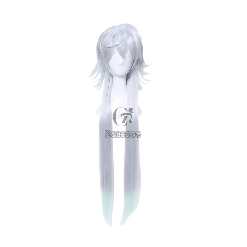 Fate Grand Order Merlin Silver Anime Cosplay Man Wigs